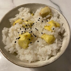 我が家の栗ご飯